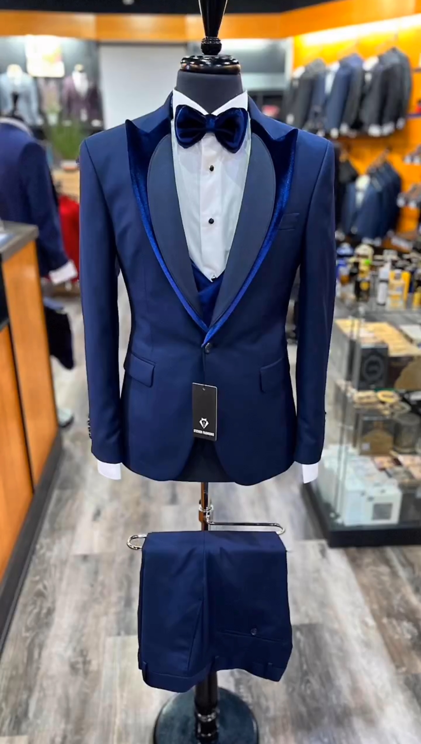 The Royal Azure Tuxedo Set